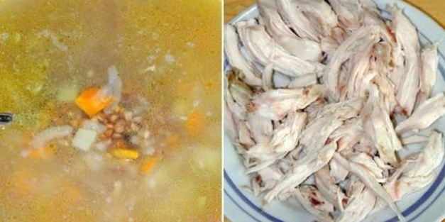 куриный гречневый суп