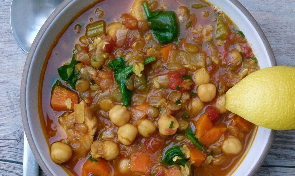 Рецепт марокканский суп с рисом, нутом и чечевицей