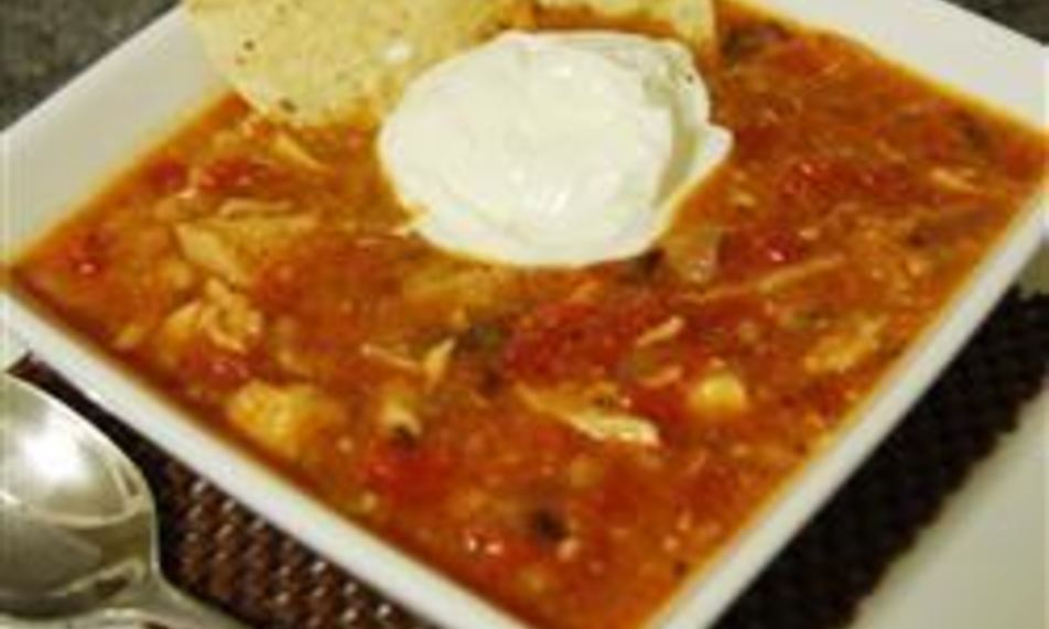 Рецепт мексиканский куриный суп с кукурузными лепешками тортилья