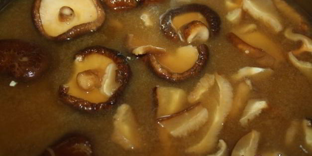 мисо суп с куриной грудкой