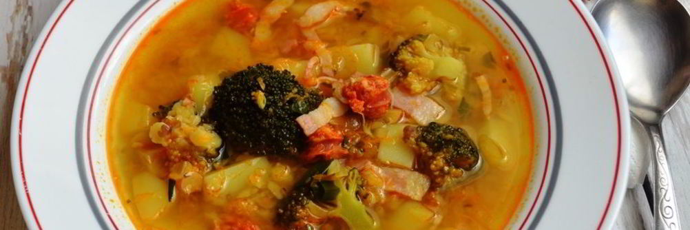 Мужской суп с чечевицей и