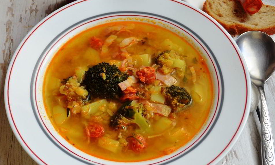 Рецепт мужской суп с чечевицей и