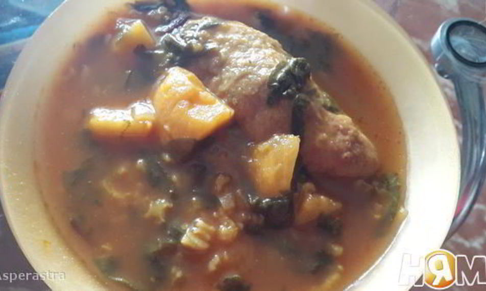 Рецепт мясные куббэ в кислом супе