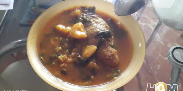 мясные куббэ в кислом супе