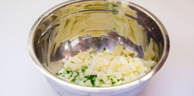 окрошка на сыворотке