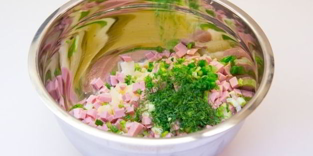 окрошка на сыворотке