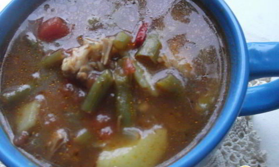 Рецепт острый суп со стручковой фасолью