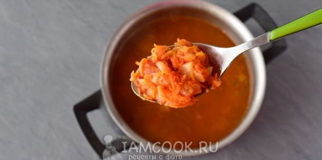 постный суп с консервированной фасолью