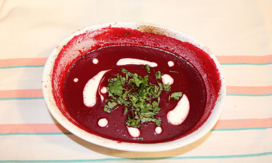Рецепт пряный свекольный суп