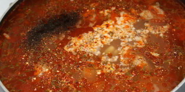 рассольник с перловкой