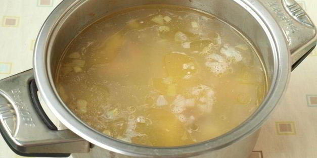 рисовый суп с индейкой и тыквой