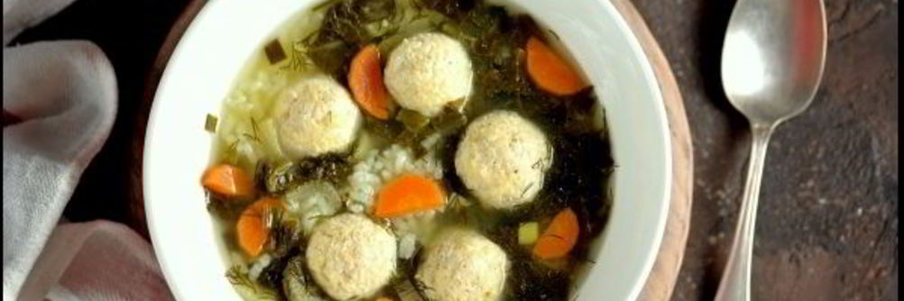 Щавелевый суп с фрикадельками