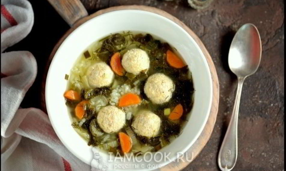 Рецепт щавелевый суп с фрикадельками