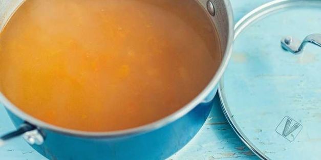 сливочный суп из семги