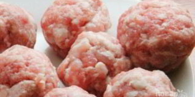 сливочный суп с фрикадельками