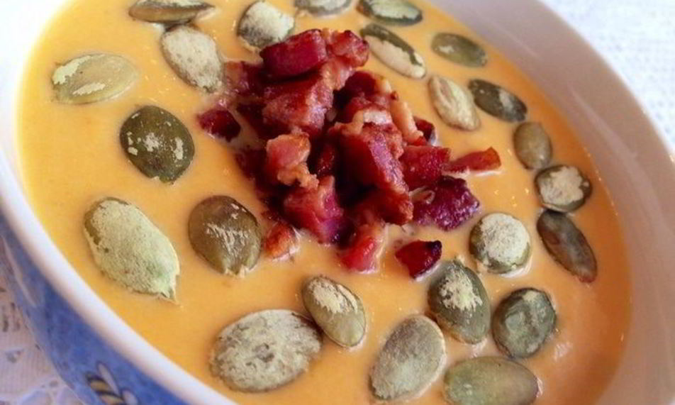 Рецепт сливочный тыквенно-имбирный суп