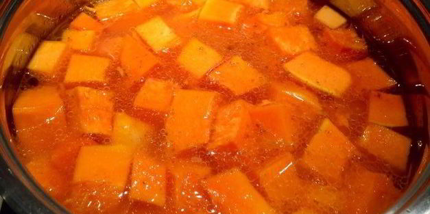 сливочный тыквенно-имбирный суп