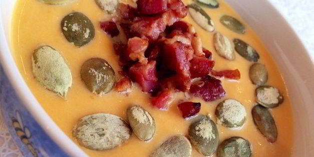 сливочный тыквенно-имбирный суп