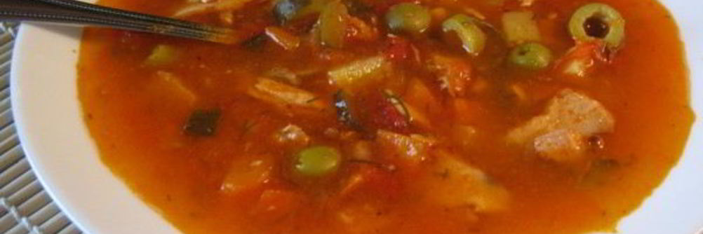 Рыбная солянка