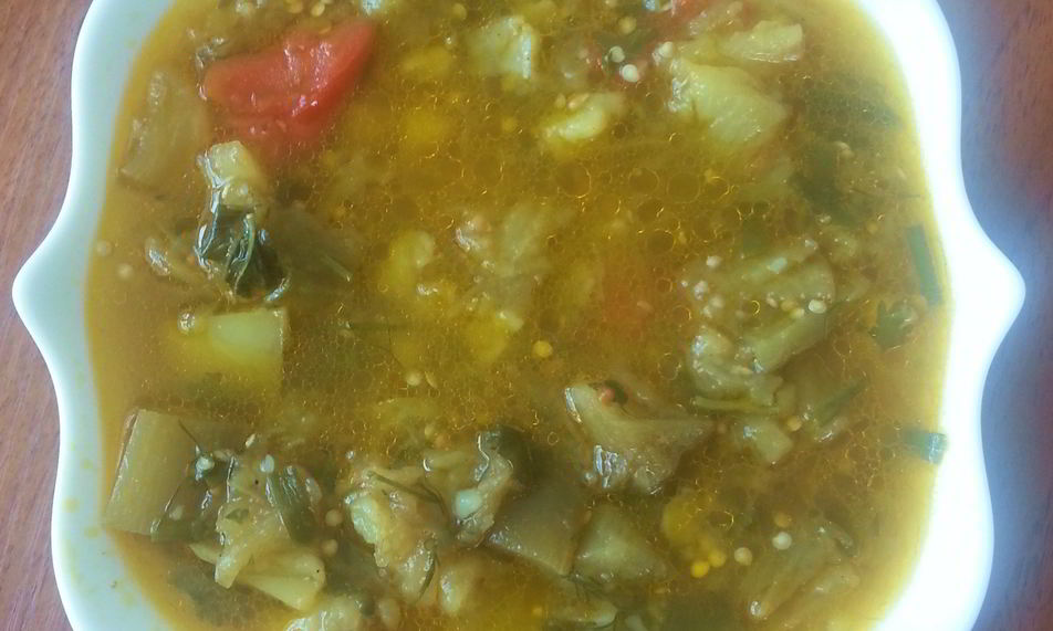 Рецепт суп из баклажанов и болгарского перца