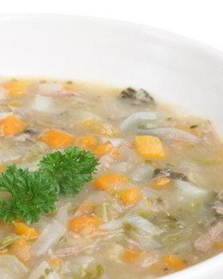 Суп из баранины с салмой