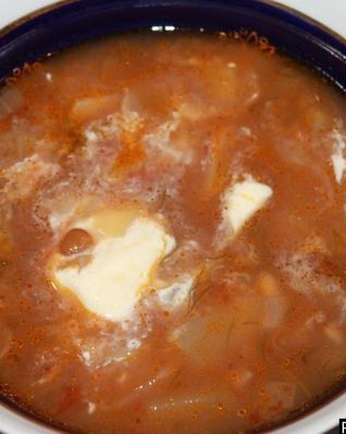 Суп из чечевицы постный