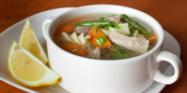 суп из индейки с макаронами