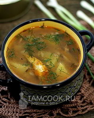 Суп из кильки в томатном соусе