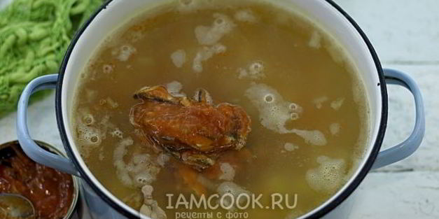 суп из кильки в томатном соусе