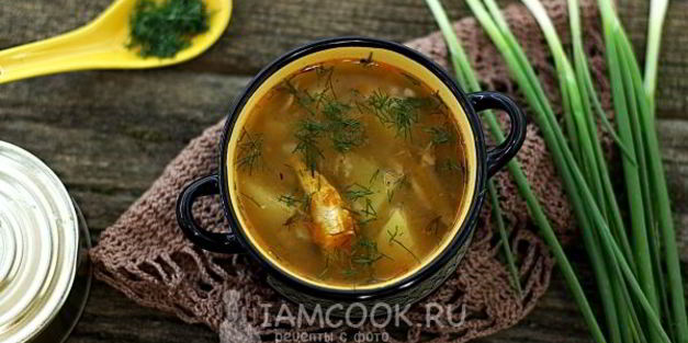 суп из кильки в томатном соусе