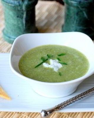 Суп из кресс-салата