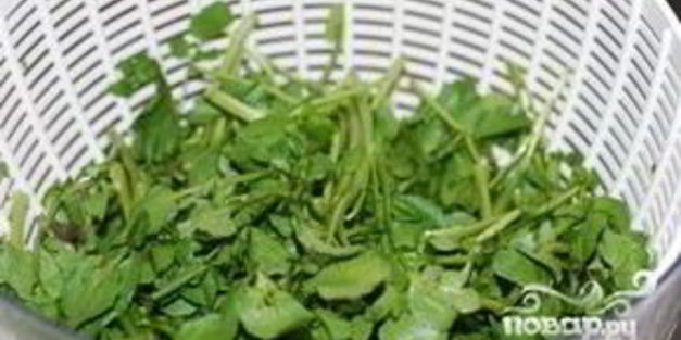 суп из кресс-салата