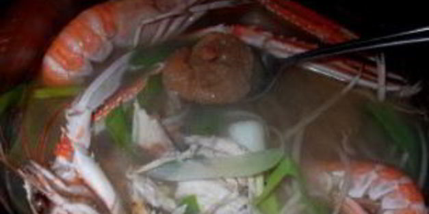 суп из лангустинов