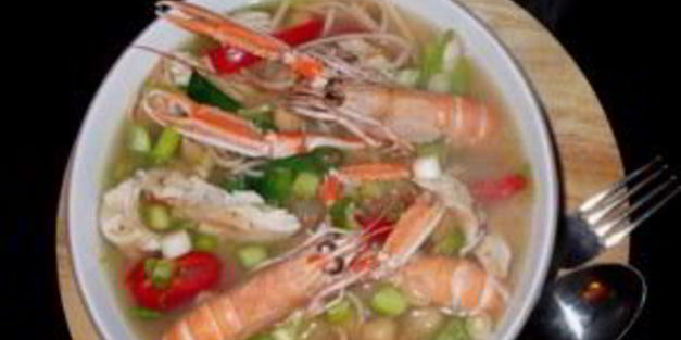 суп из лангустинов