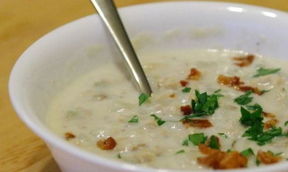 Рецепт суп из моллюсков в стиле новая англия