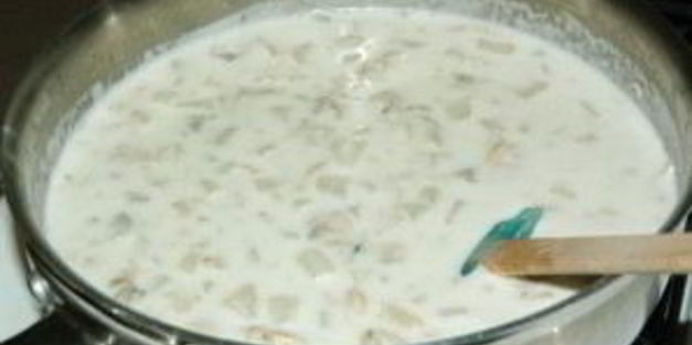 суп из моллюсков в стиле новая англия