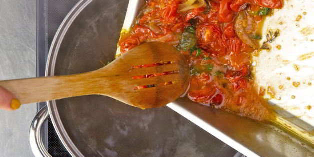 суп из печеных помидоров