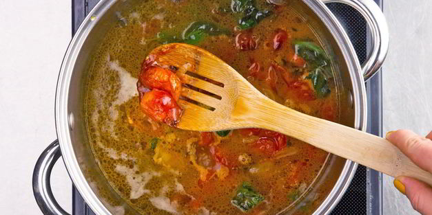 суп из печеных помидоров