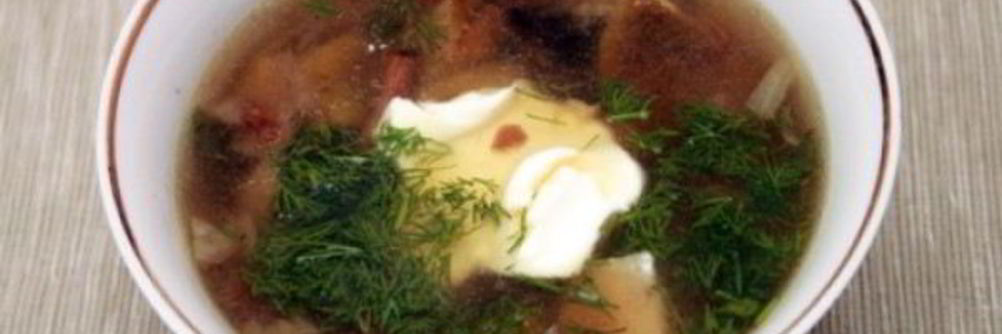 Суп из подберезовиков