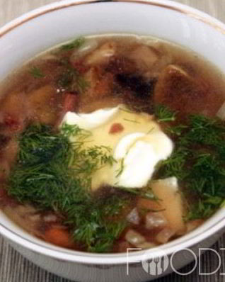 Суп из подберезовиков