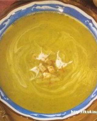 Суп из цуккини с карри