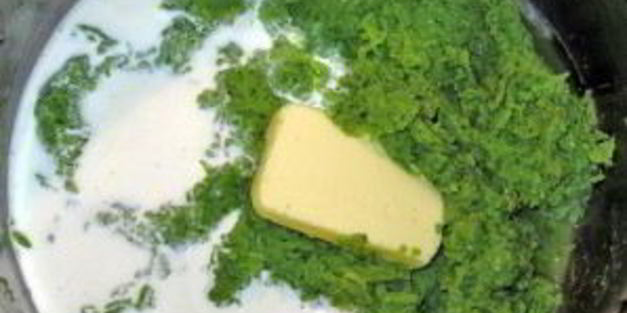 суп из зеленого горошка с мятой