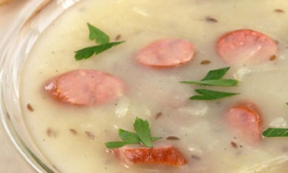 Рецепт суп картофельный с колбасками