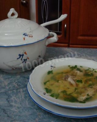 Суп картофельный с курицей