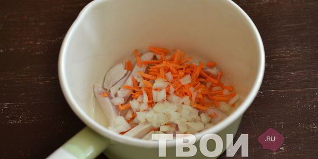 суп куриный с клецками