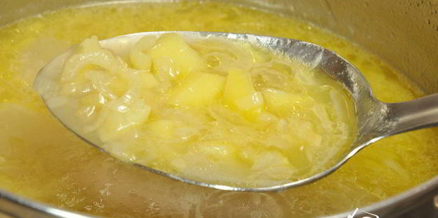 чесночный суп-пюре