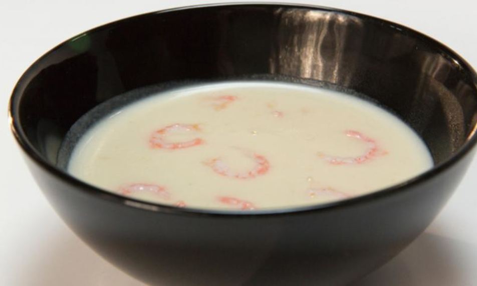 Рецепт фасолевый суп-пюре с креветками