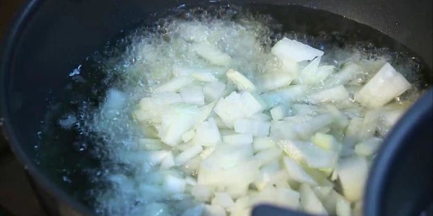 гороховый суп-пюре с беконом