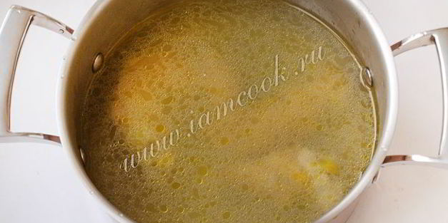 гороховый суп пюре с курицей