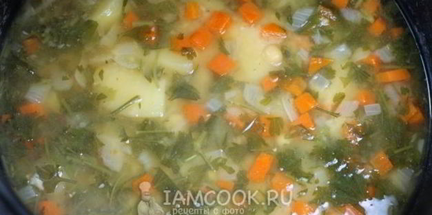 гороховый суп-пюре в мультиварке